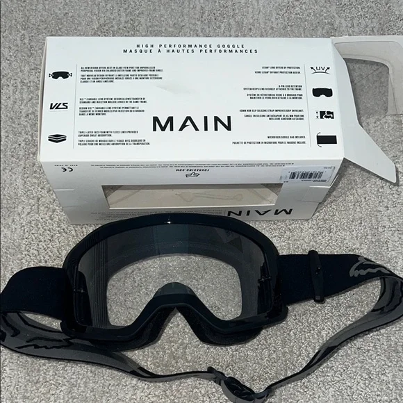 Fox Racing Black Goggles - Picture 4 of 4